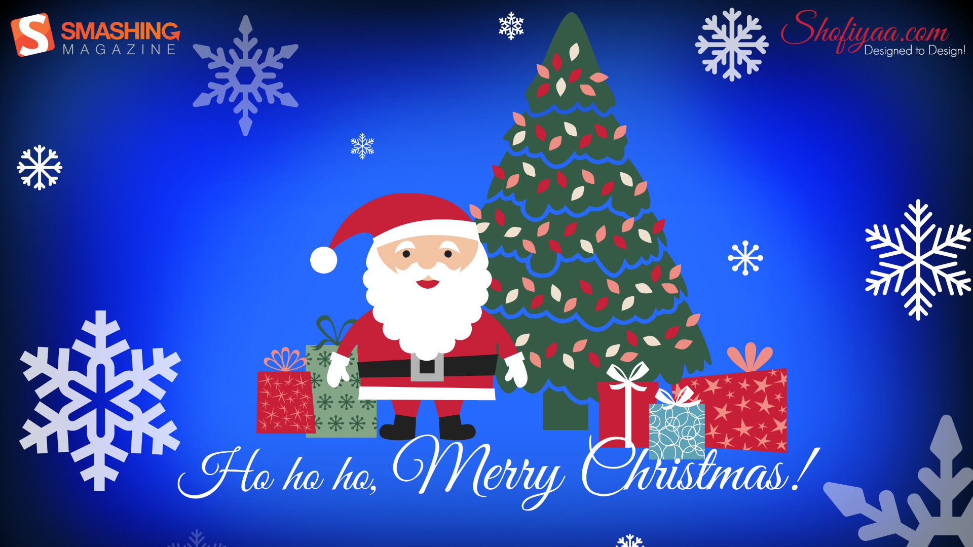Ho Ho Ho,圣诞快乐 圣诞老人桌面高清壁纸