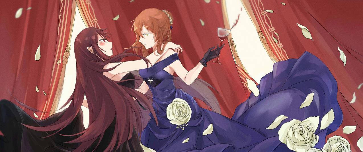 WA2000春田动漫带鱼屏高清壁纸