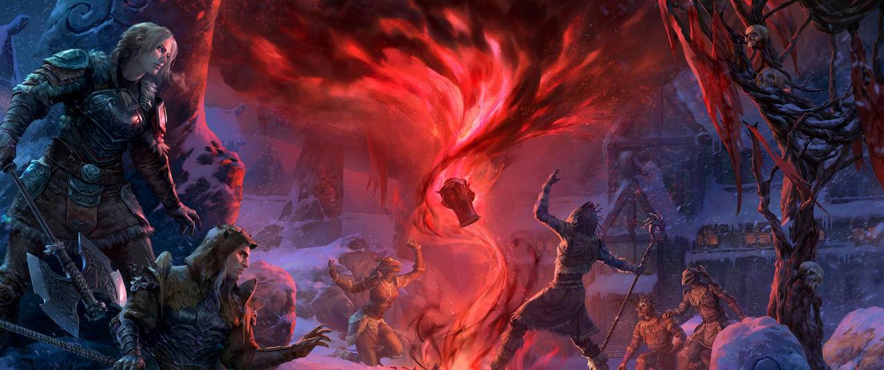 《The Elder Scrolls Online_ Harrowstorm》带鱼屏游戏高清壁纸3440x1440