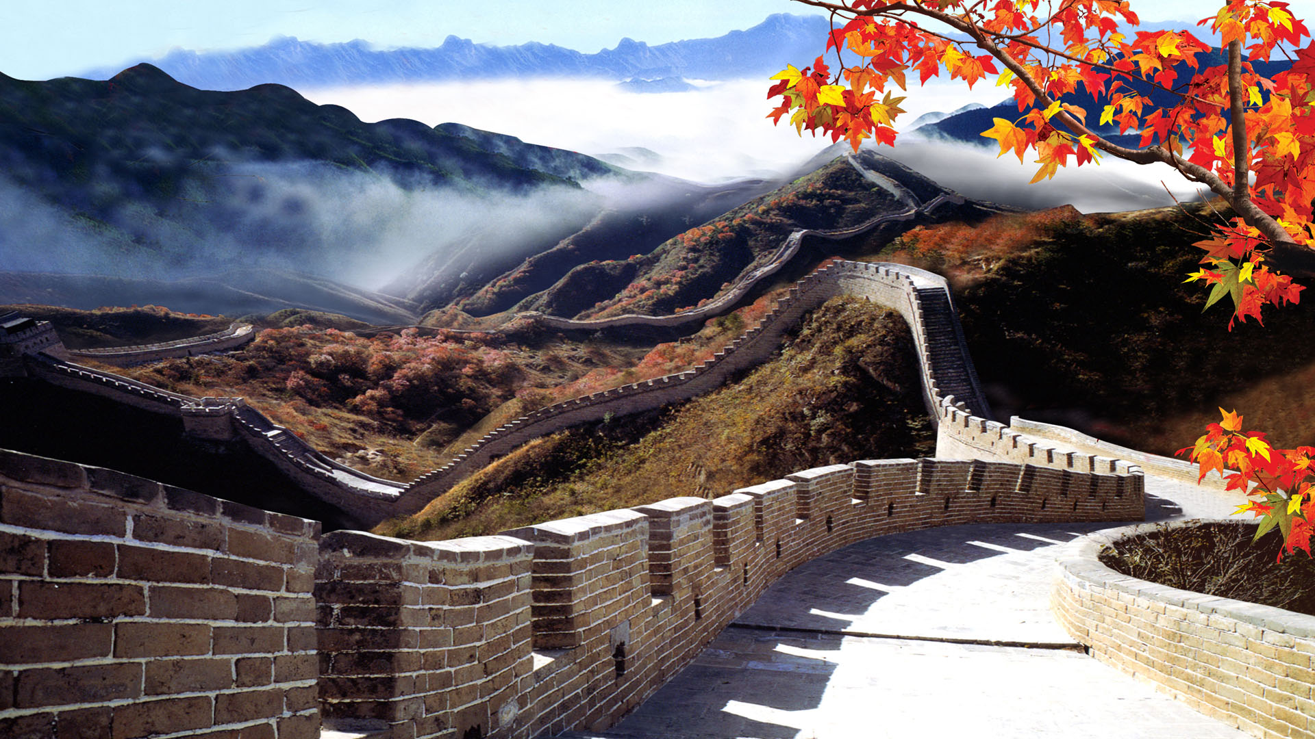 万里长城风景桌面高清壁纸