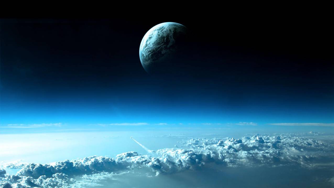 云空间天空行星4k高清壁纸