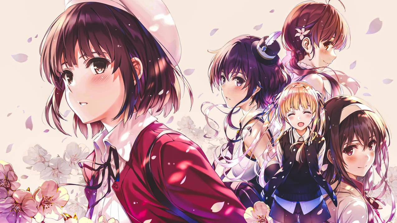 女孩 花 4K精选动漫高清壁纸