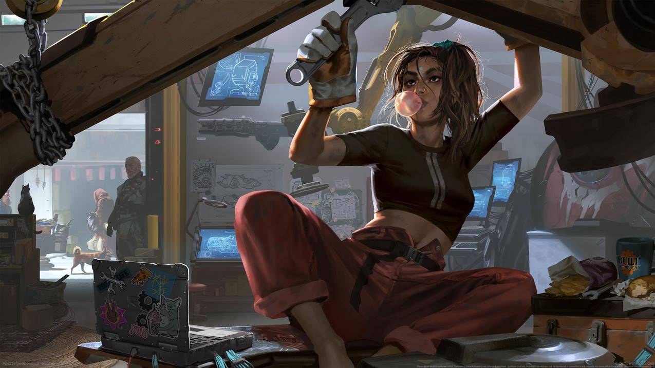 《Apex英雄（Apex Legends）》美女游戏原画4k高清壁纸3840x2160
