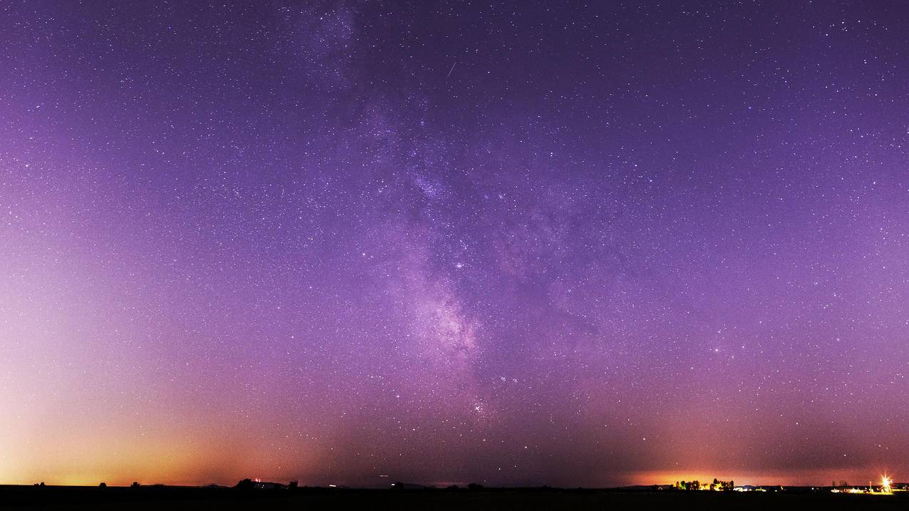 星夜银河系星空4k高清壁纸