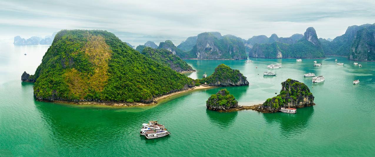 桂林山水自然风光带鱼屏高清壁纸