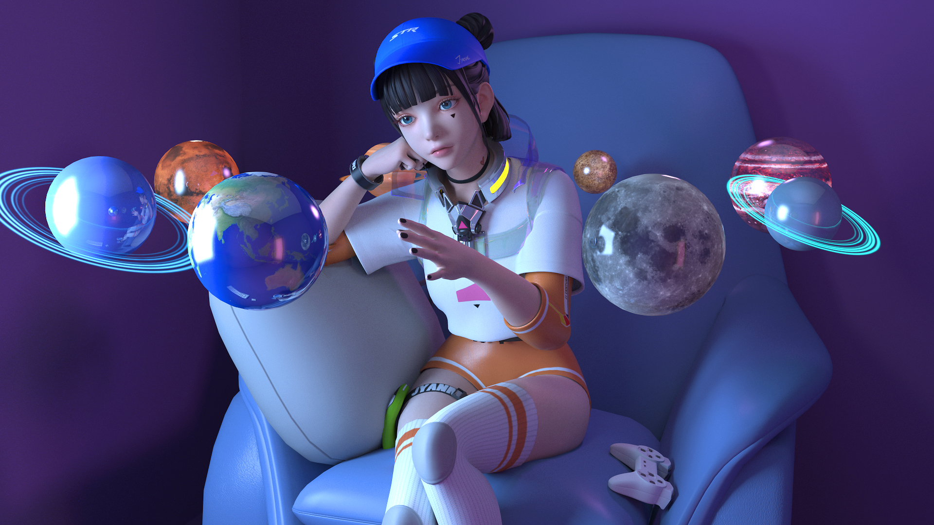 集原美 沙发 星球 精选高清壁纸