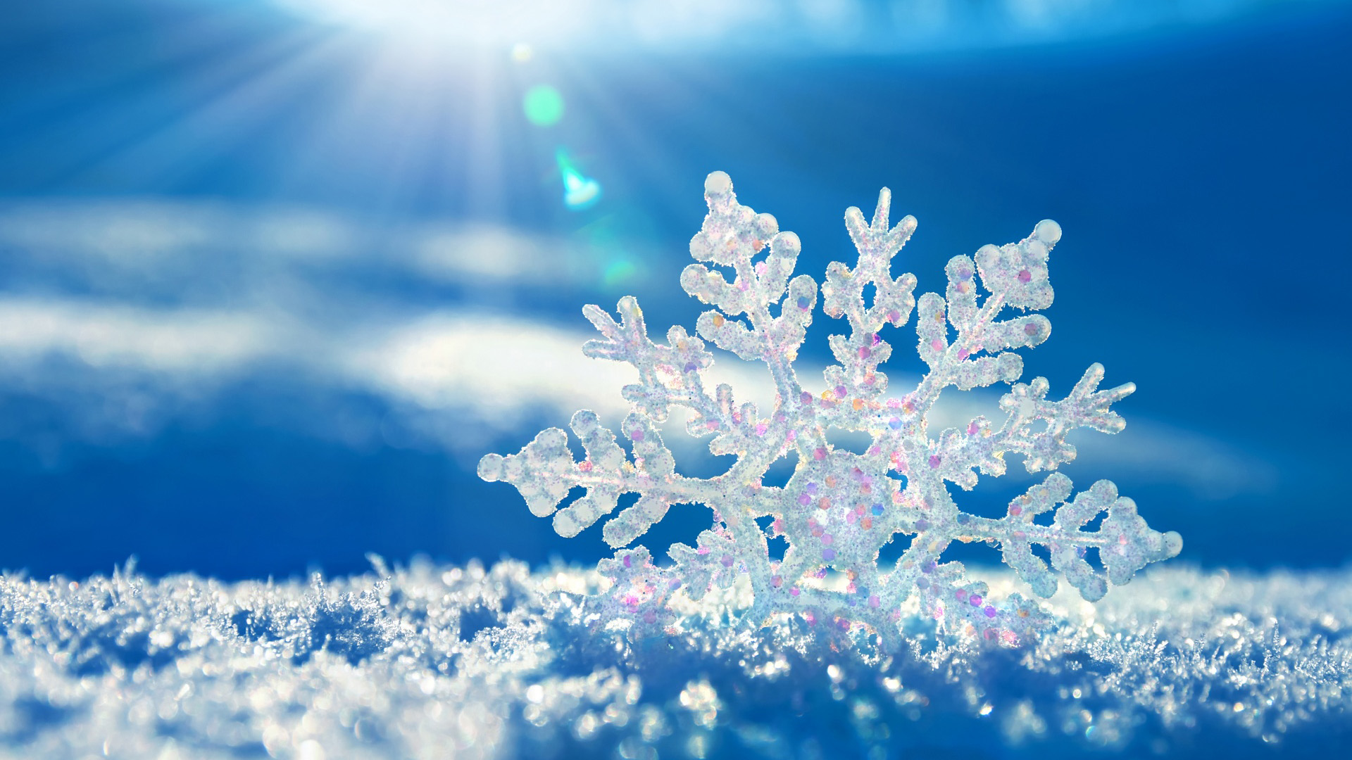雪花电脑高清壁纸