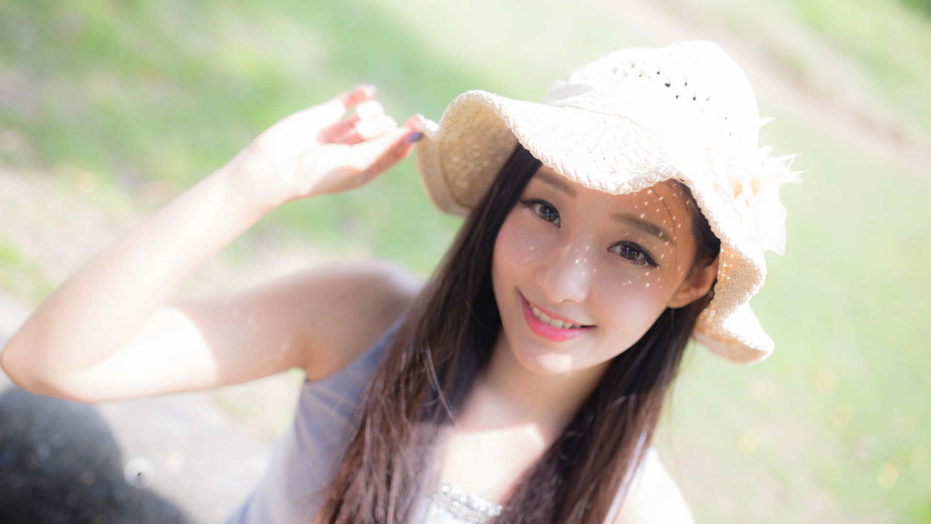 邻家女孩吴小葵桌面高清壁纸