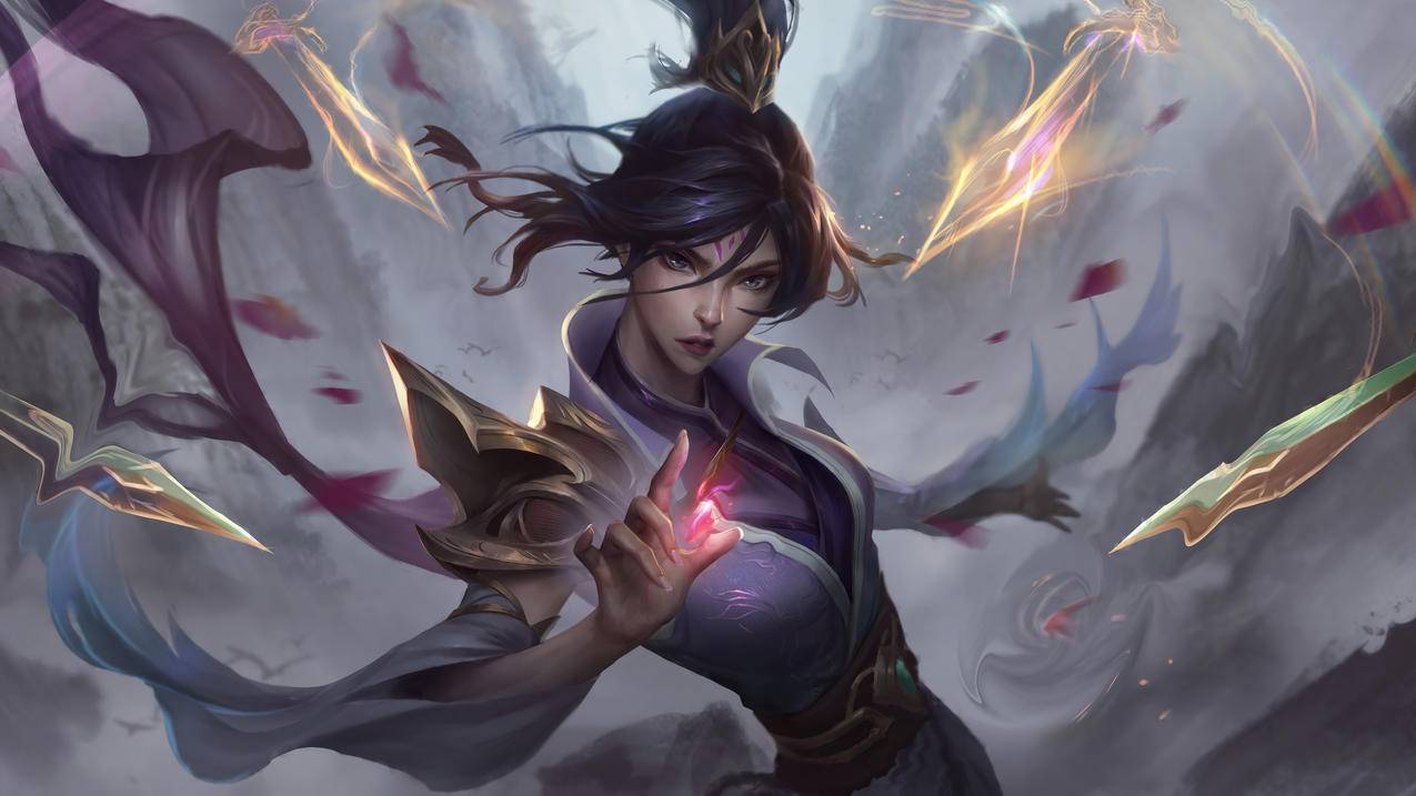 lol英雄联盟无双剑姬 玉剑传说 同人 菲奥娜4k高清壁纸