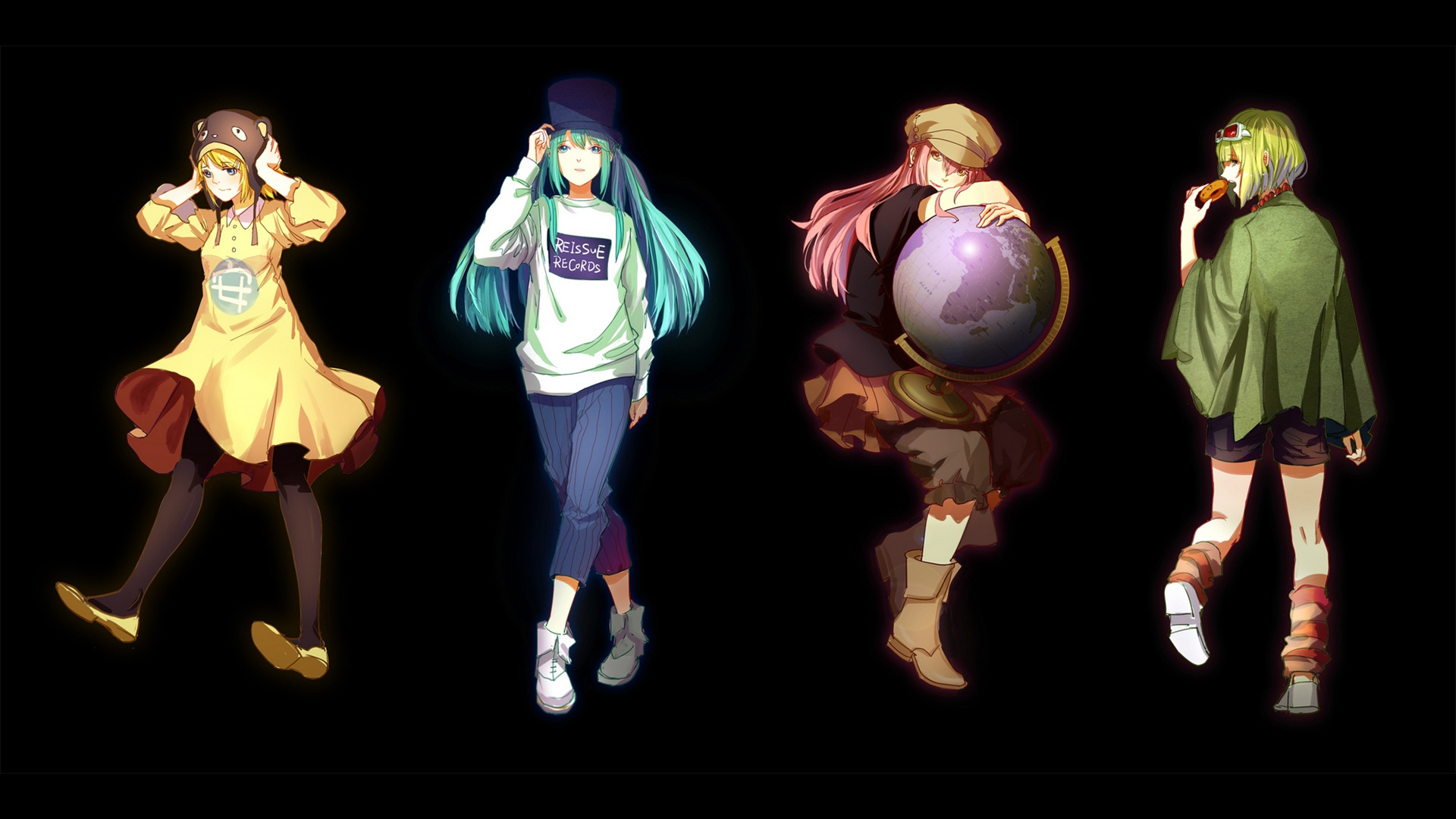 初音未来，舞台，时尚，优美，好看动漫桌面高清壁纸