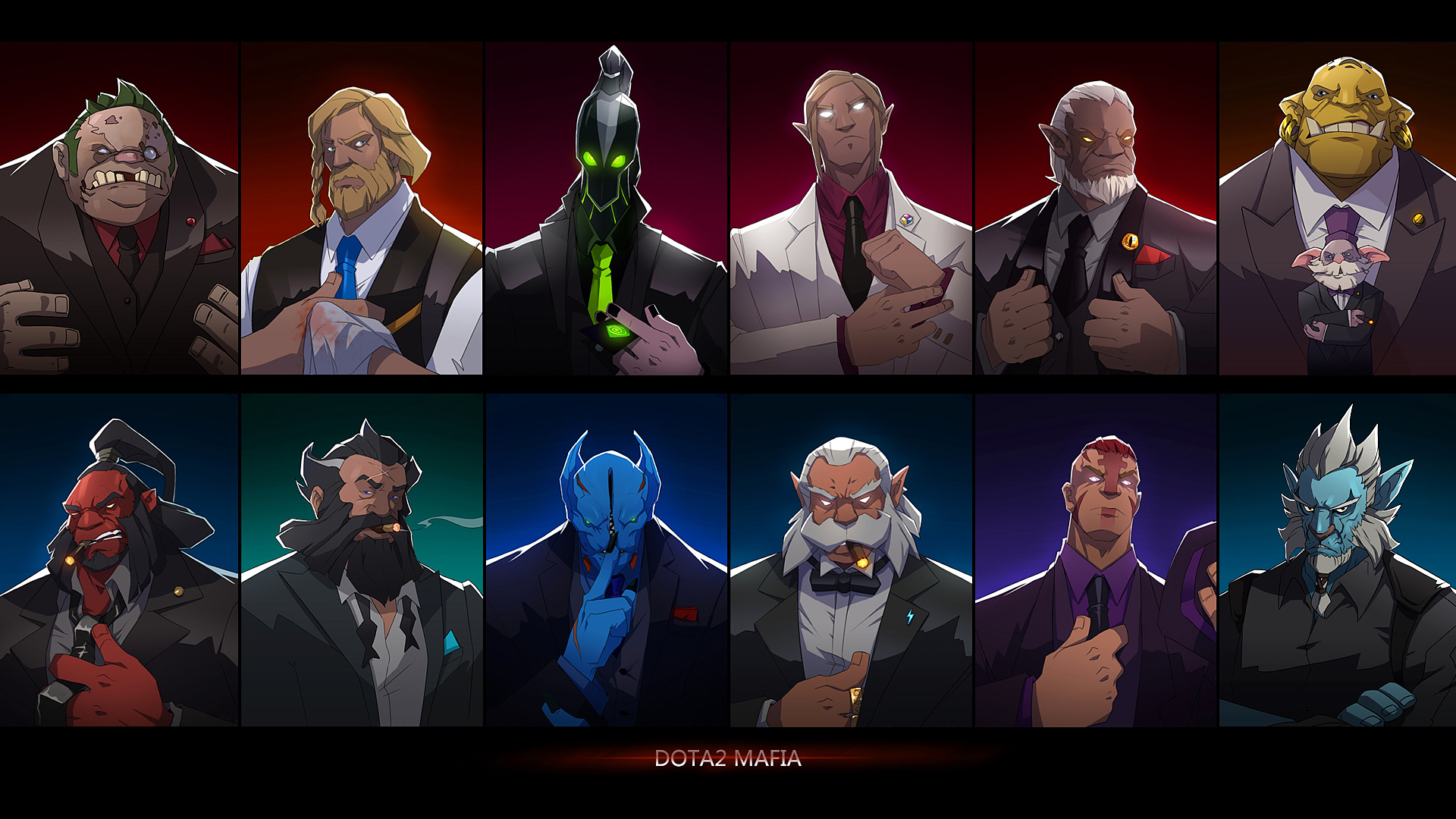 Dota2人物角色大全桌面高清壁纸