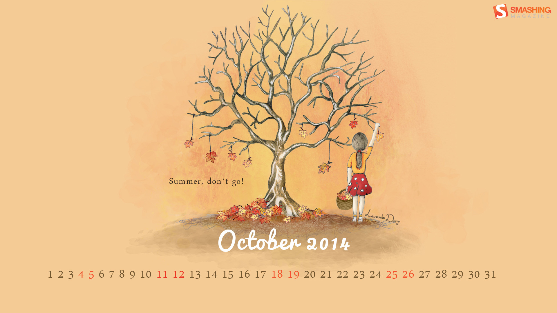 夏季不要走2014年10月高清壁纸