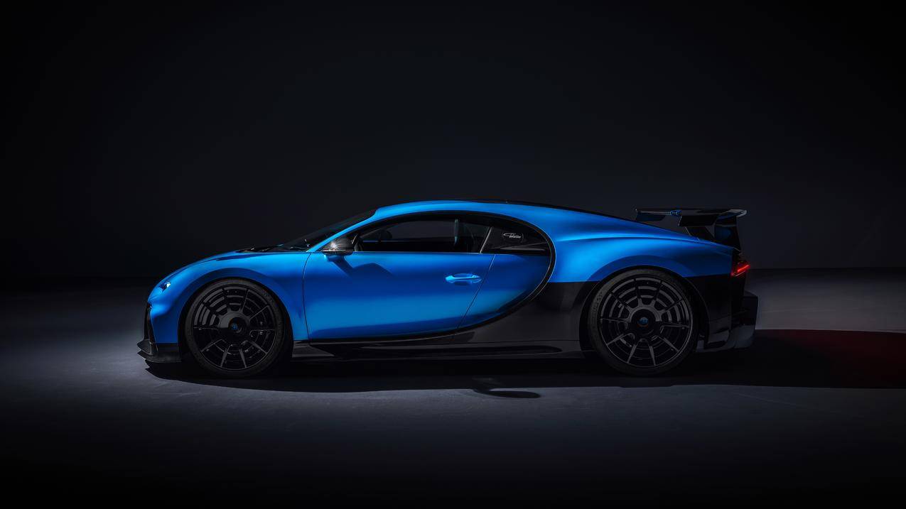 Bugatti Chiron Pur Sport 布加迪 蓝色跑车5k高清壁纸