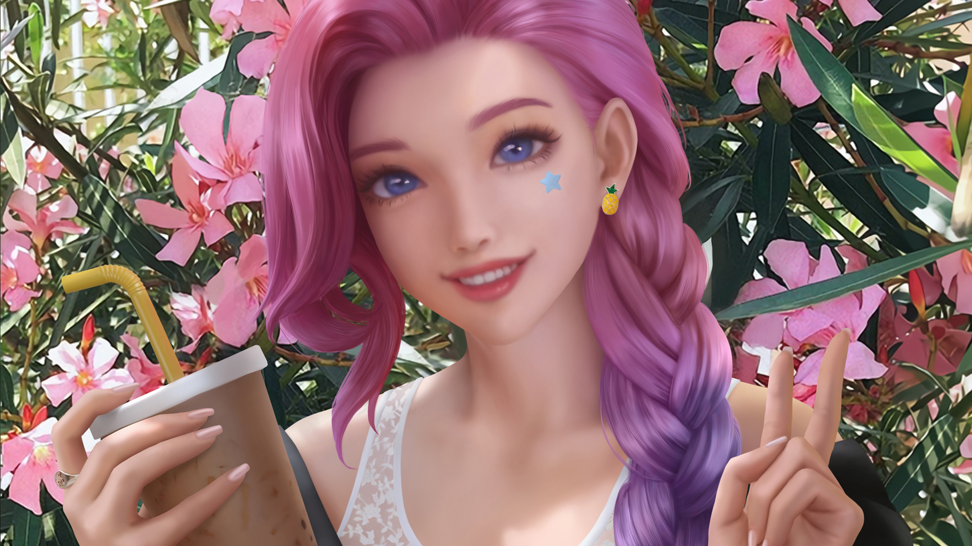 lol英雄联盟可爱美女塞拉菲娜高清壁纸