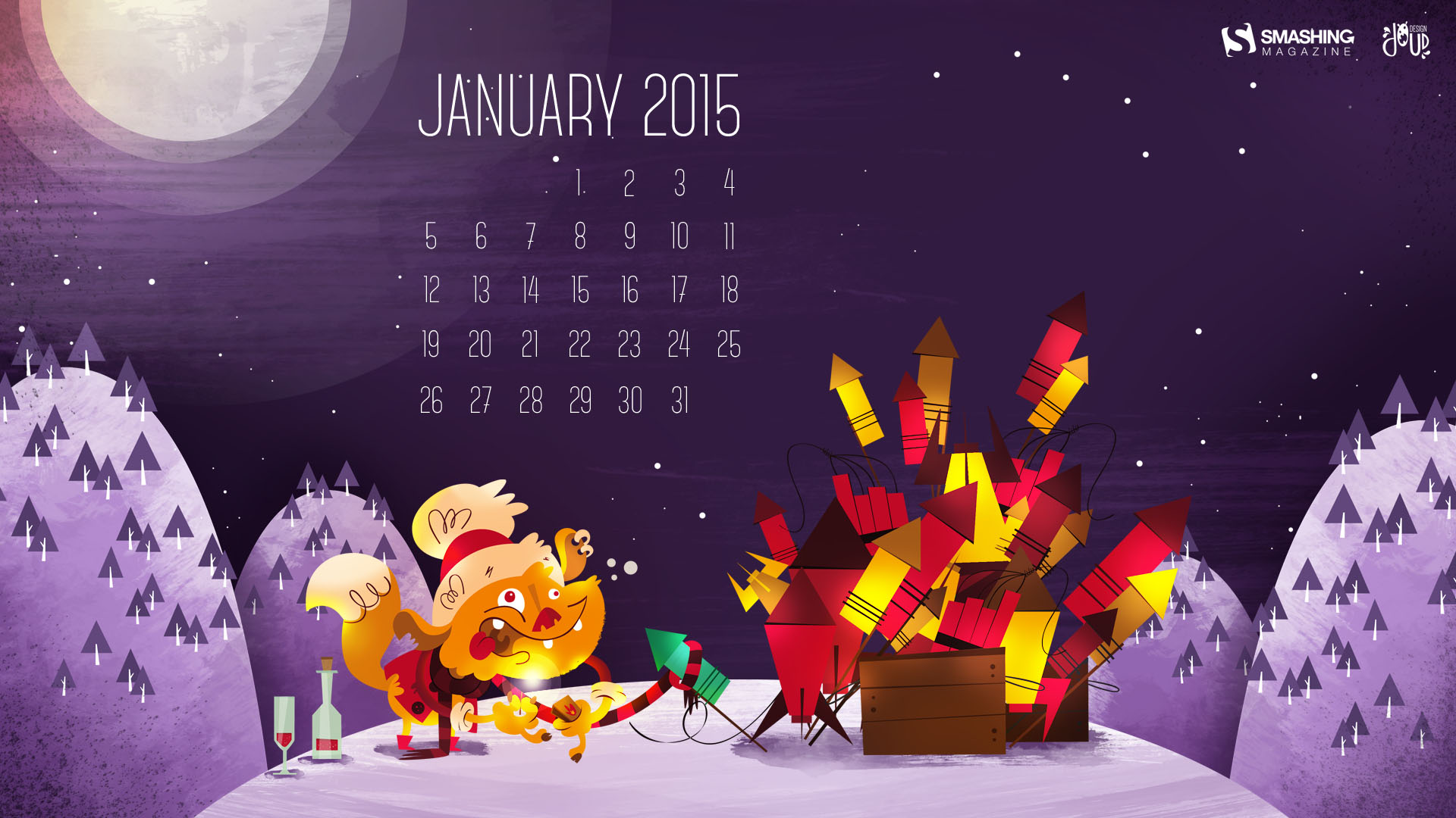 2015年1月创意桌面高清壁纸