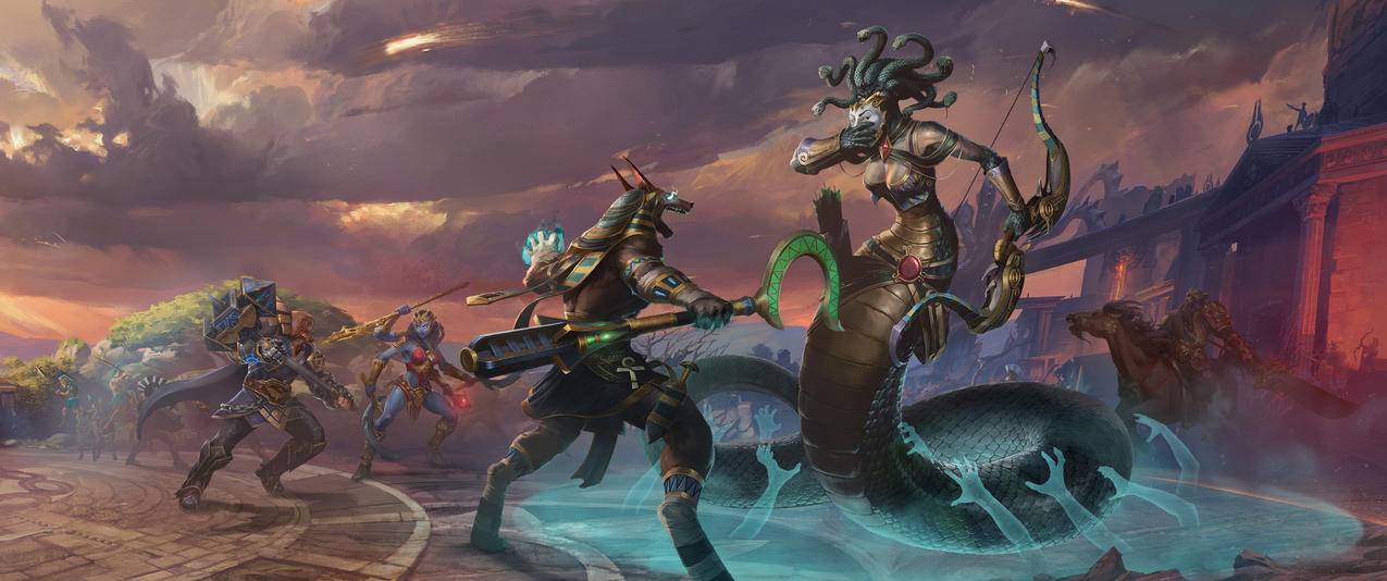 神之浩劫Smite带鱼屏高清壁纸