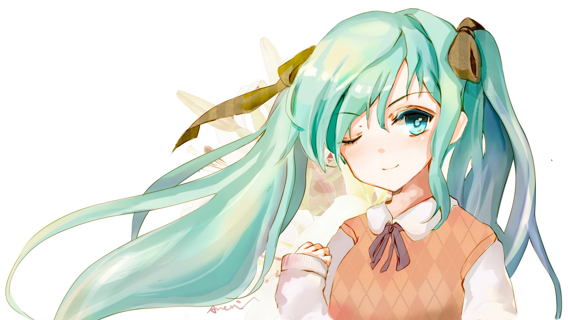初音未来,女孩,可爱好看动漫女孩电脑高清壁纸