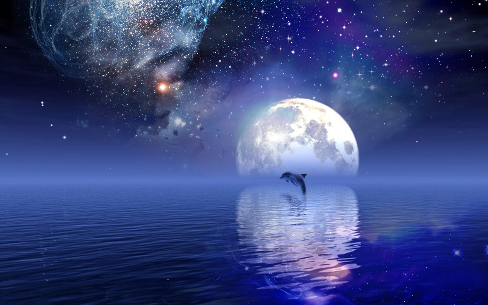 星跃桌面背景星空