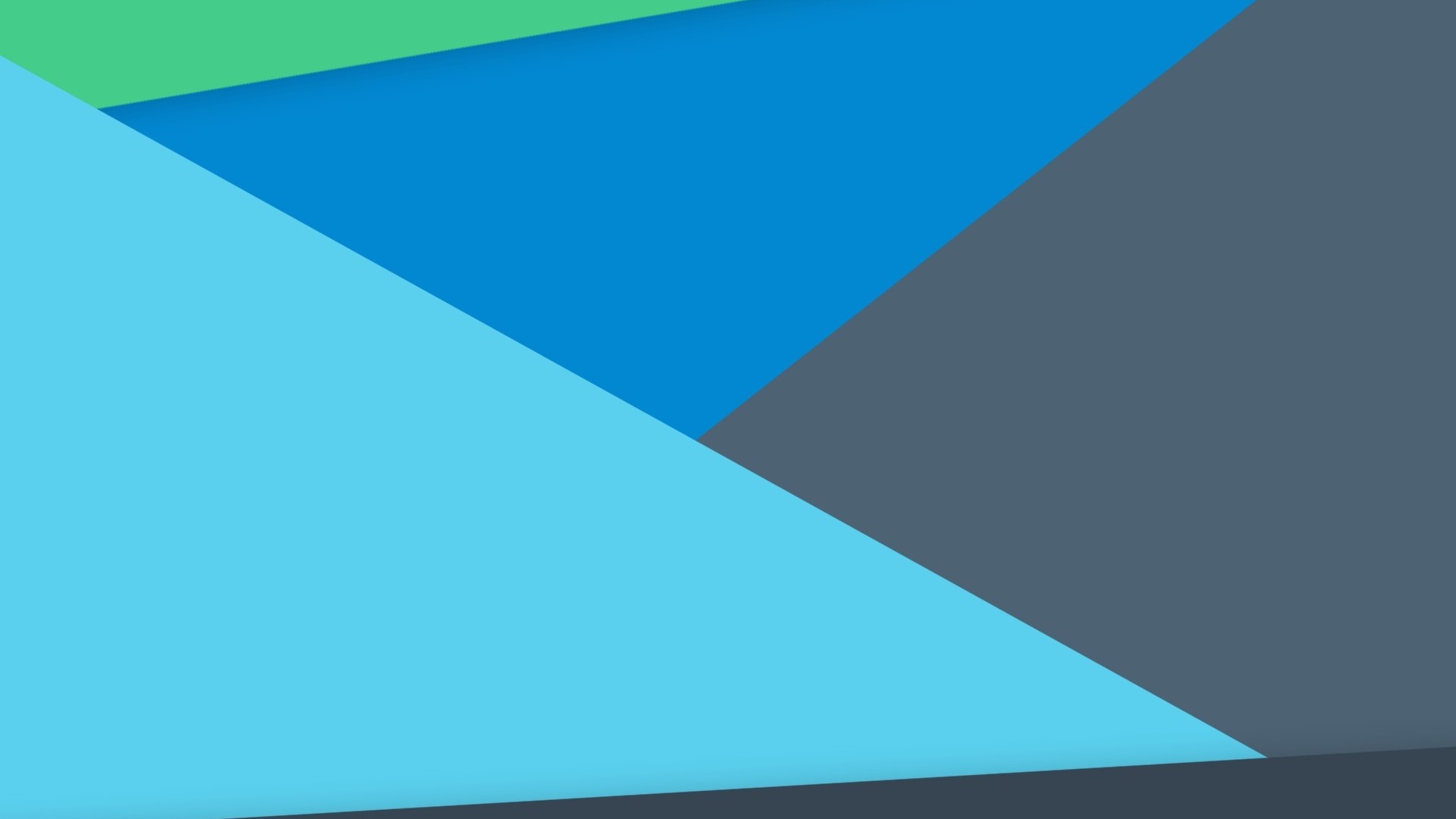 Android5.0,设计,线,三角形,抽象的蓝色,绿色,桌面高清壁纸