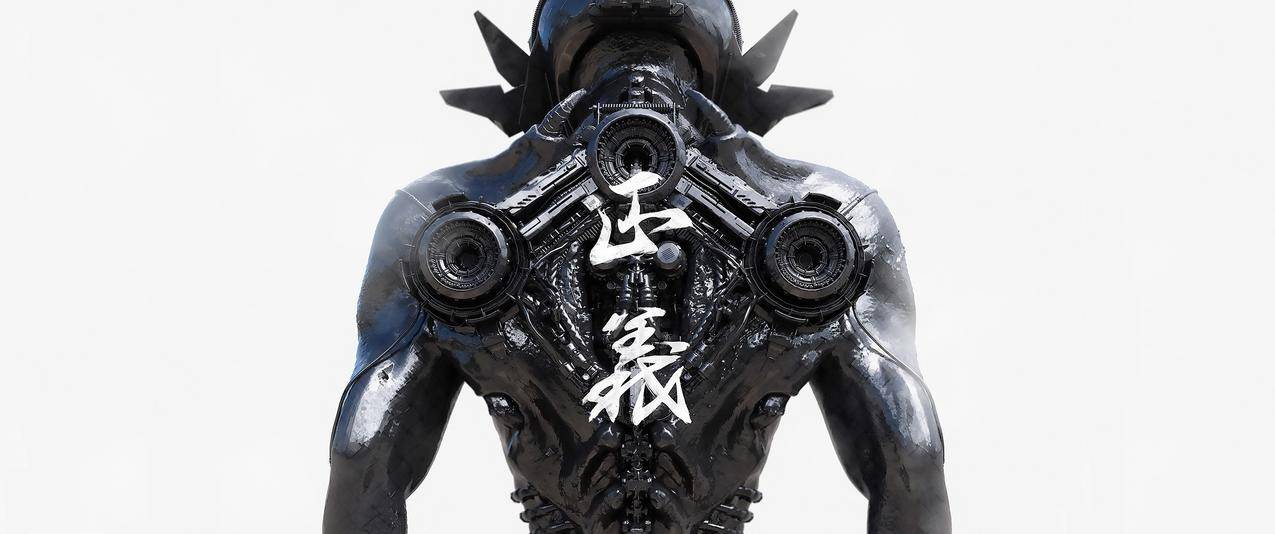 机器人带鱼屏高清壁纸