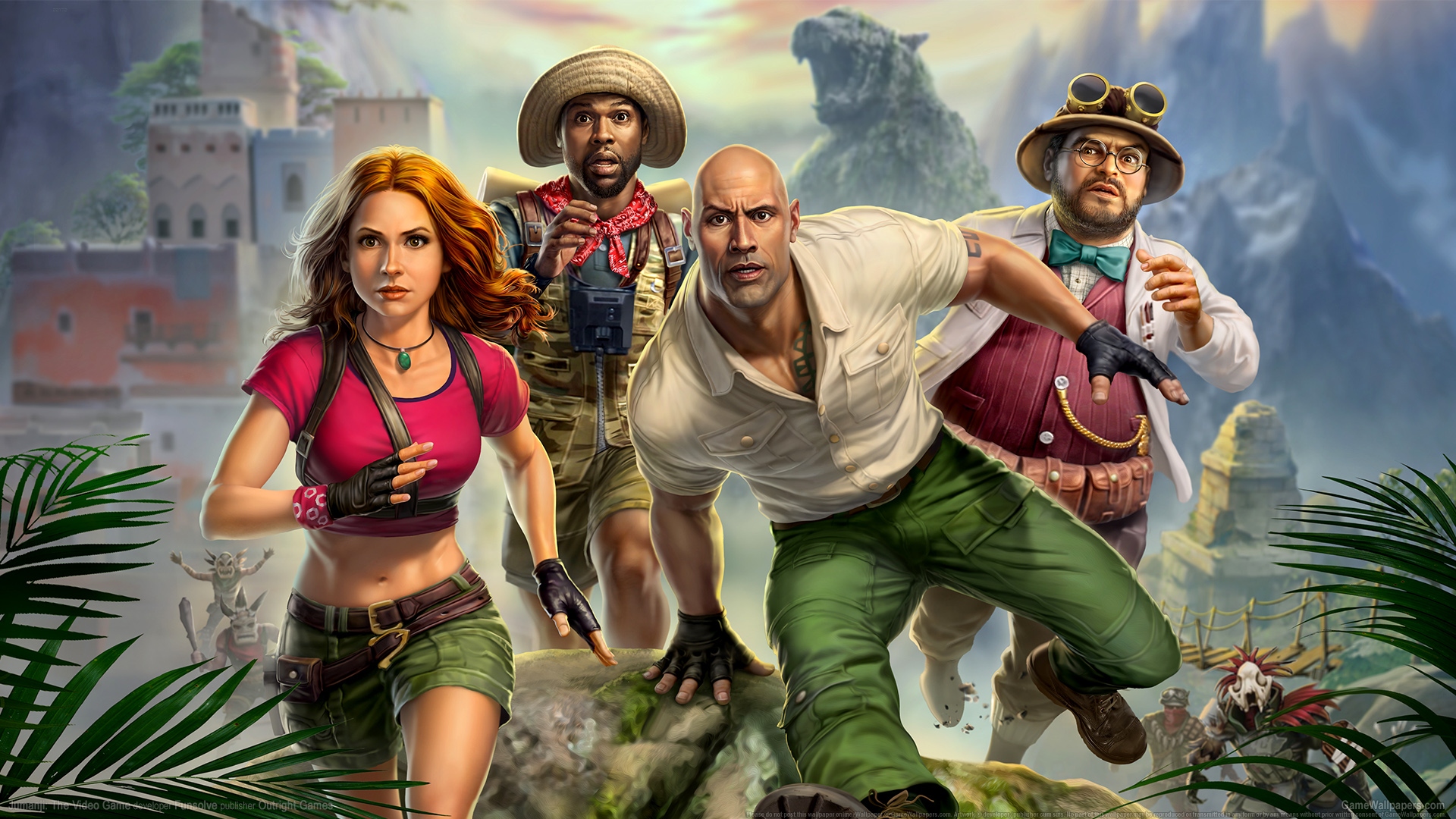 《勇敢者的游戏》Jumanji: The Video Game高清壁纸