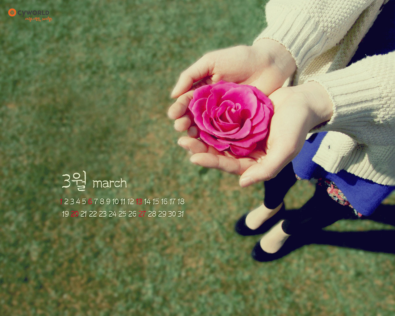 cyworld2011年3月桌面高清壁纸