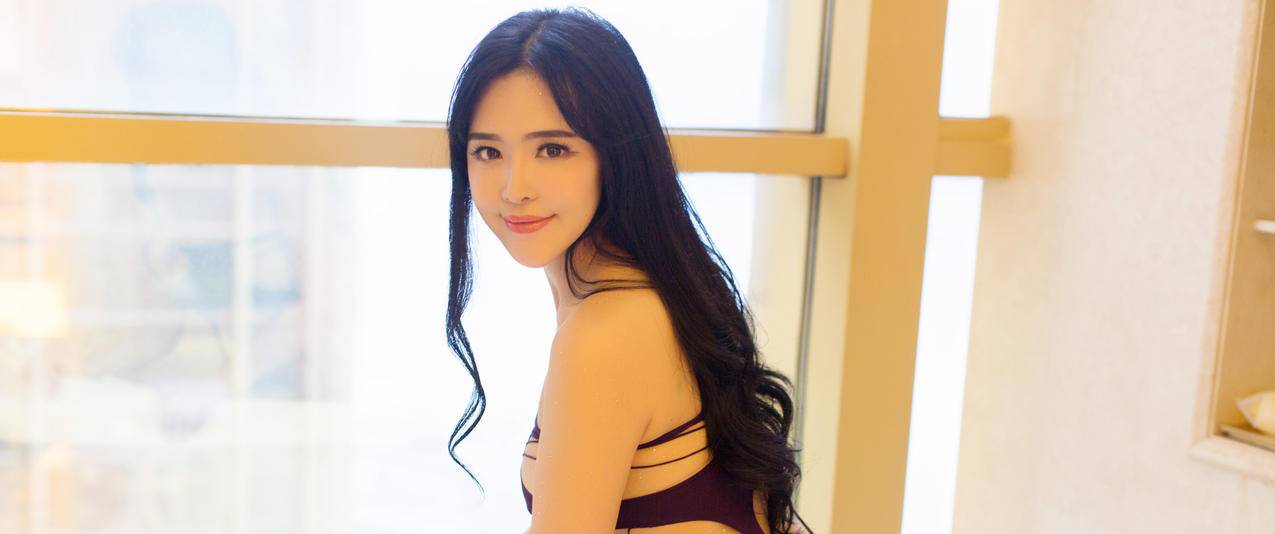 刘钰儿美女模特3440x1440带鱼屏高清壁纸