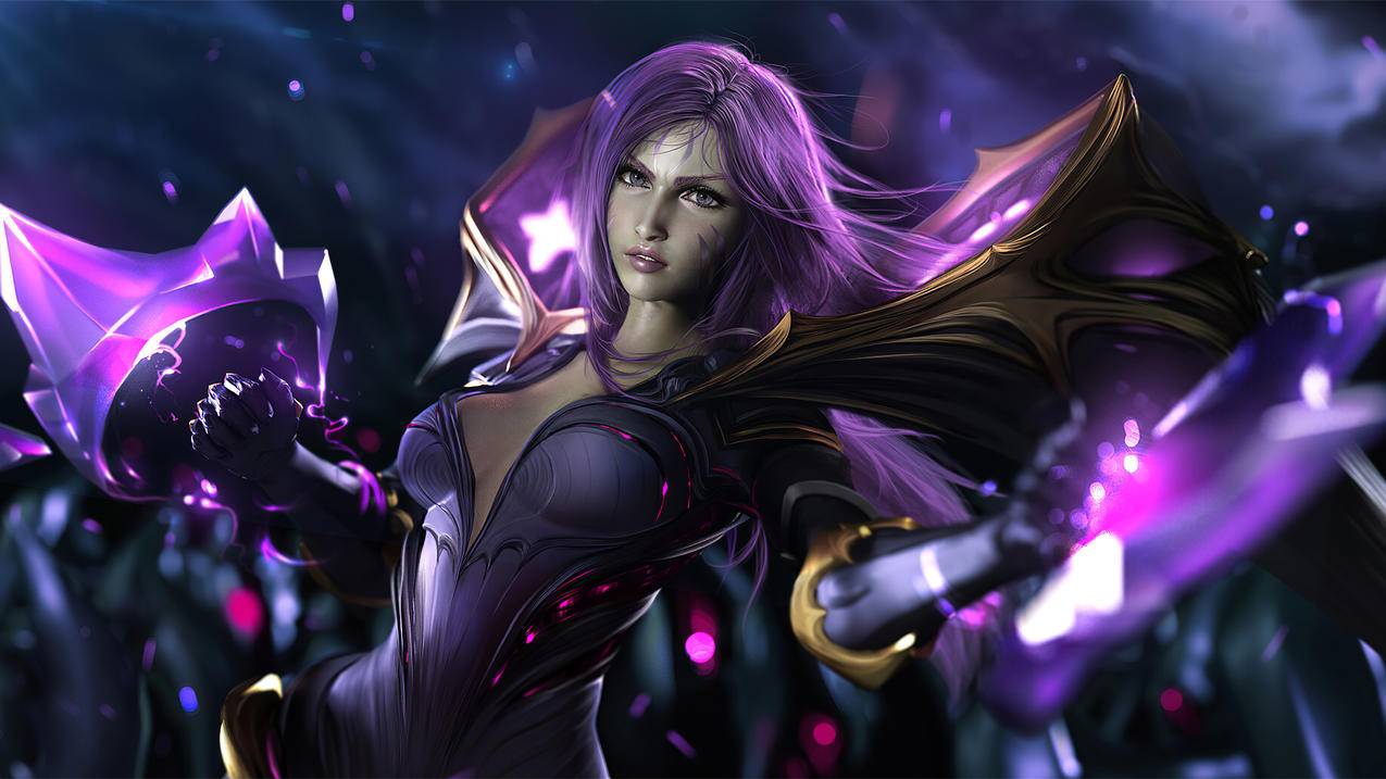 《英雄联盟 LOL》虚空之女Kaisa凯莎 4K游戏精选高清壁纸