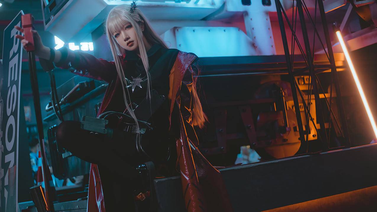 cosplay 雷索纳斯 美女 4k电脑高清壁纸