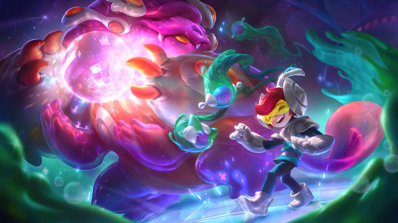 太空律动 努努与威朗普《英雄联盟LOL》 4K精选高清壁纸