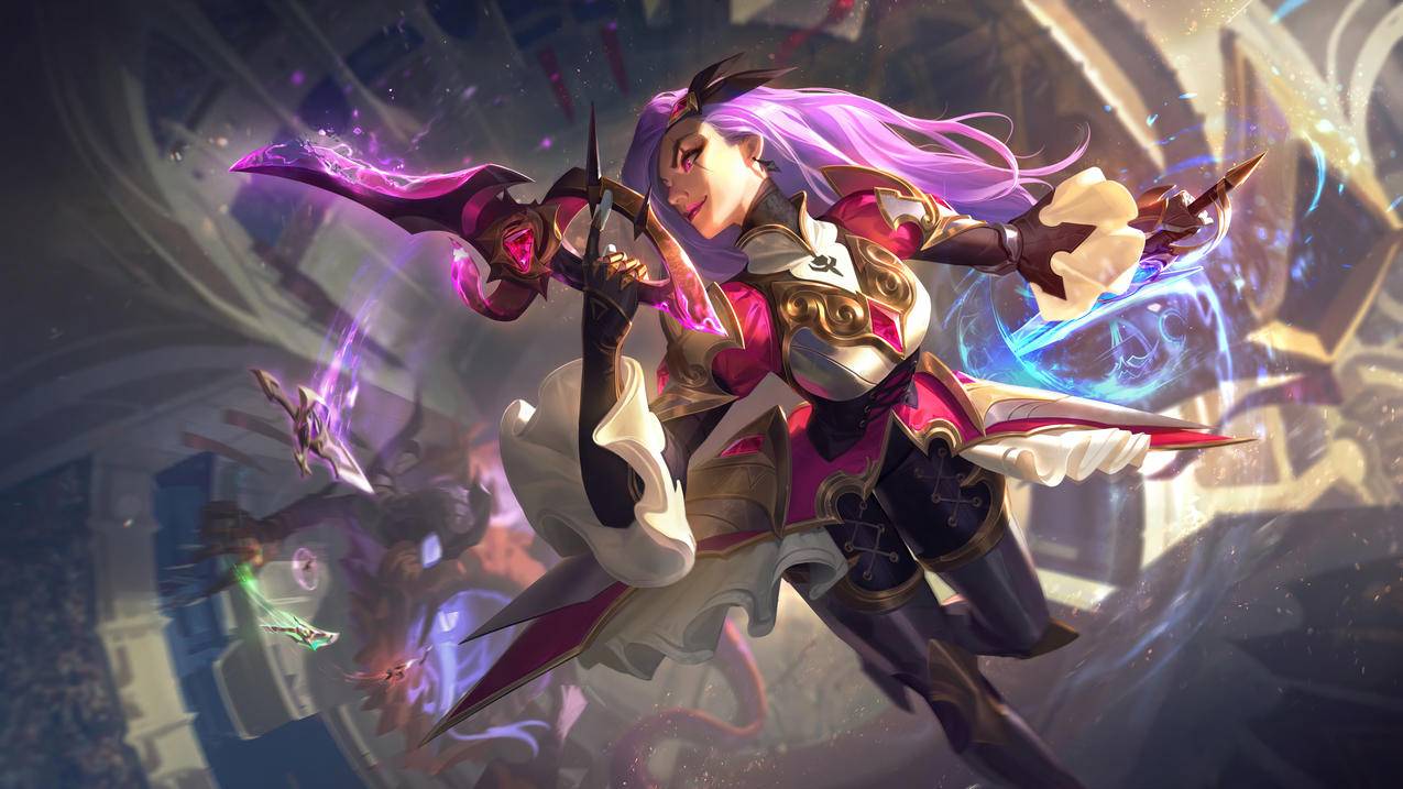 lol英雄联盟不祥之刃 女帝 卡特琳娜4k高清壁纸