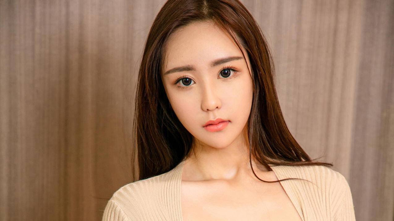 糖果长发甜美可爱美女4k高清壁纸
