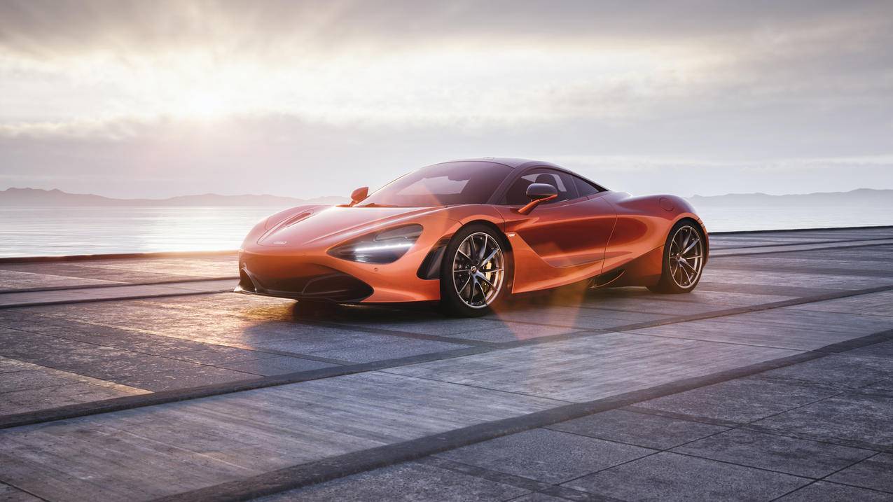 迈凯伦 McLaren 720S 橙色跑车 4k高清壁纸3840x2160