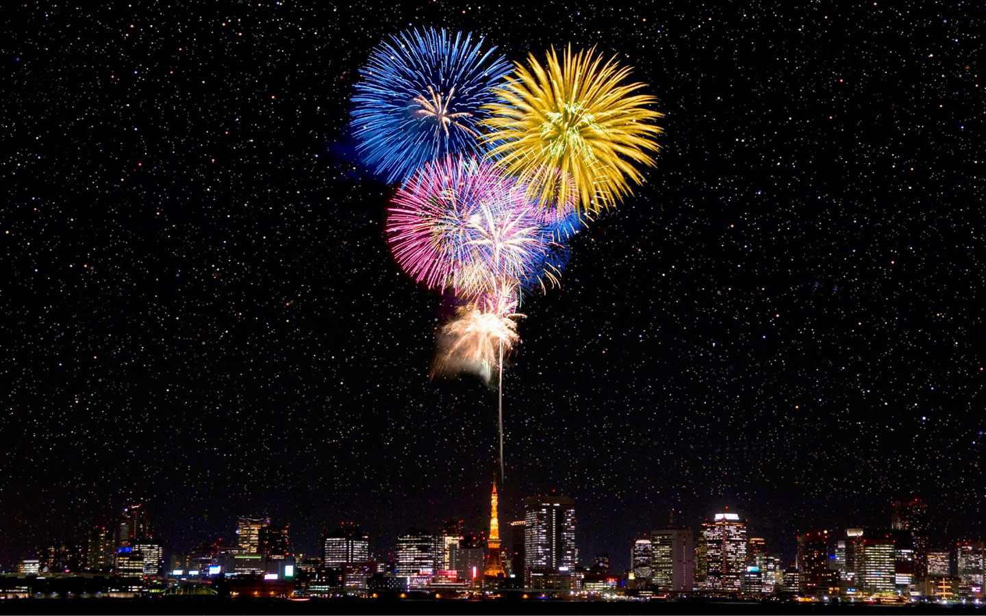 精选烟花桌面高清壁纸