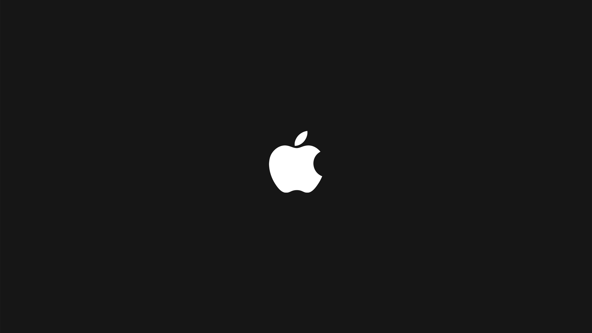 苹果标志（黑色）经典高清壁纸