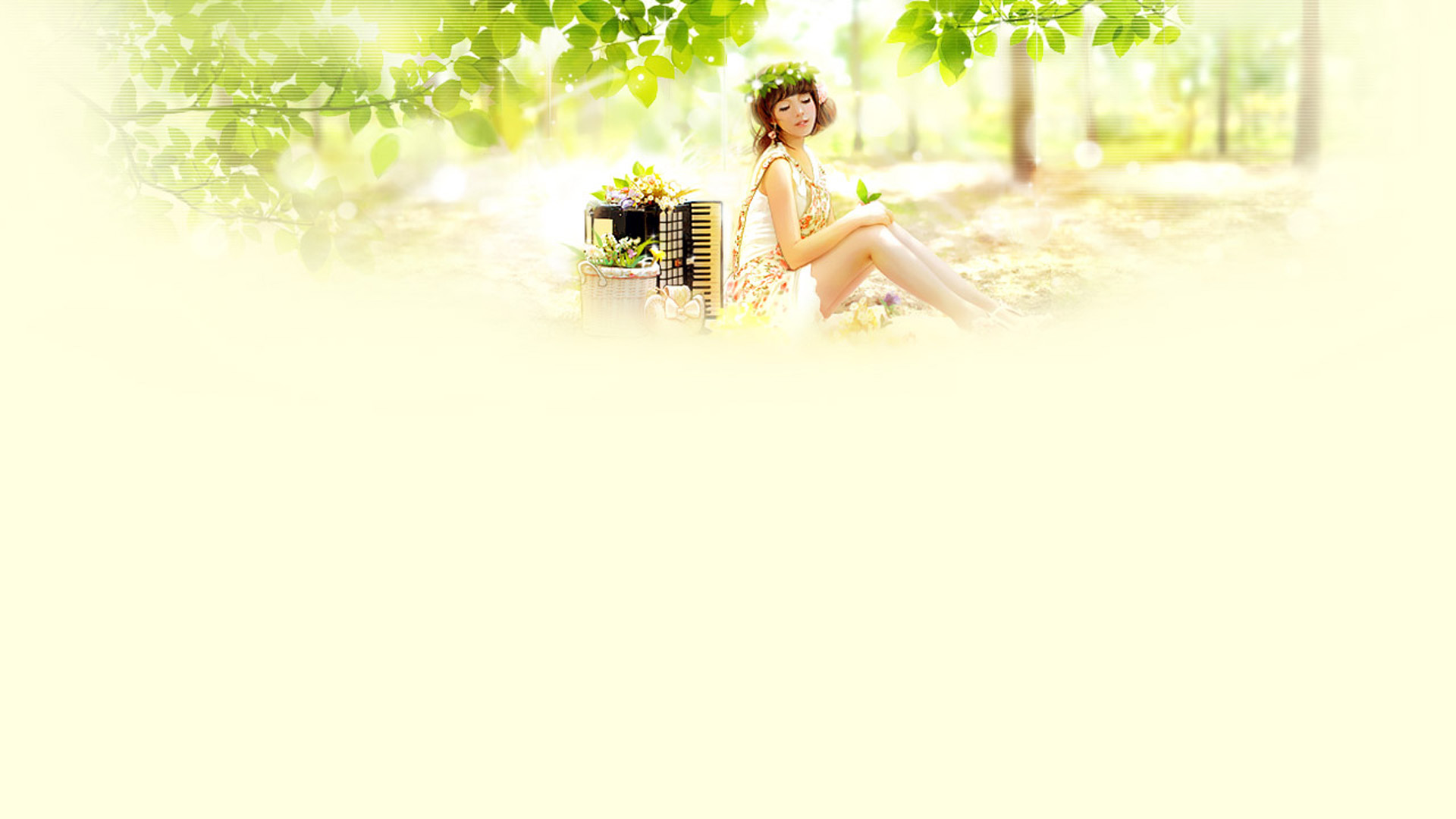 清凉一夏美女图片高清壁纸