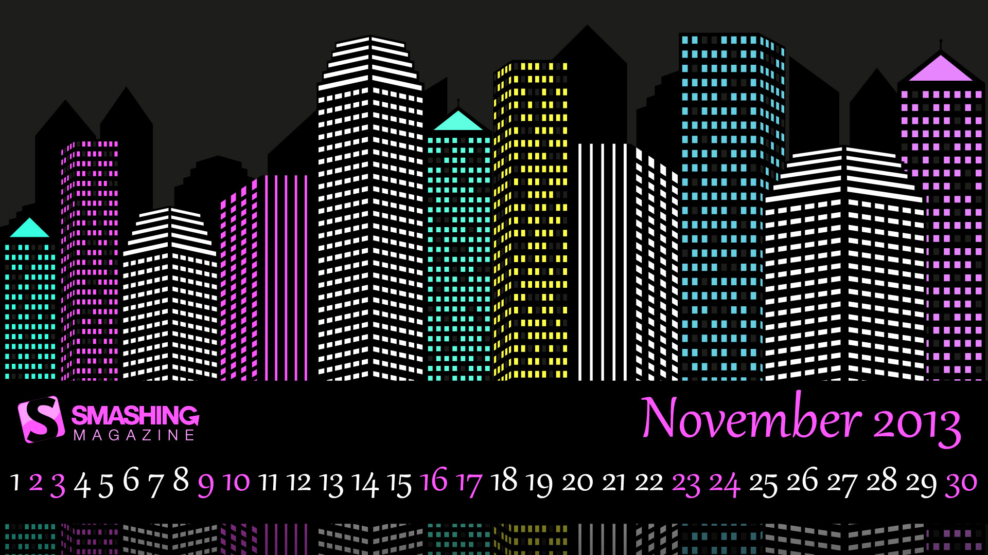 2013年11月份高清壁纸 夜晚城市