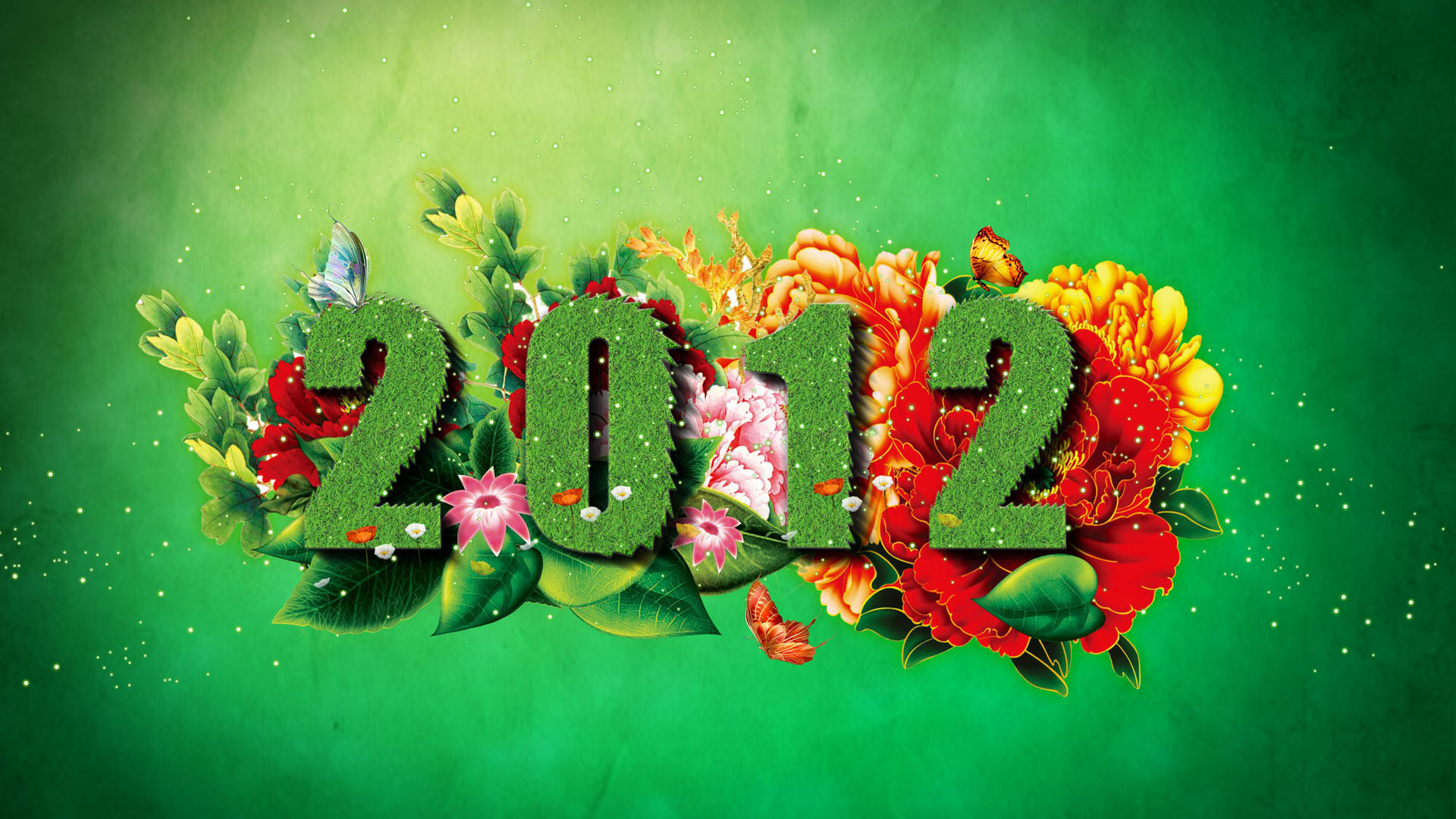 喜迎2012年新年图片高清壁纸