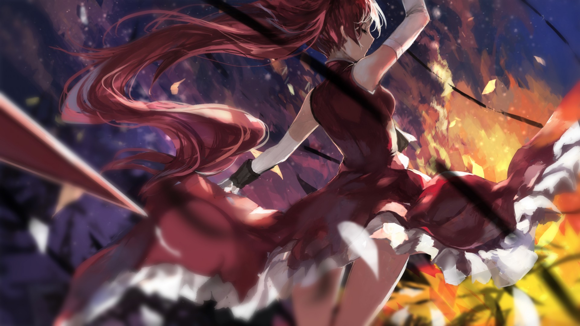 天空,魔法少女小圆,杏子,动漫桌面高清壁纸