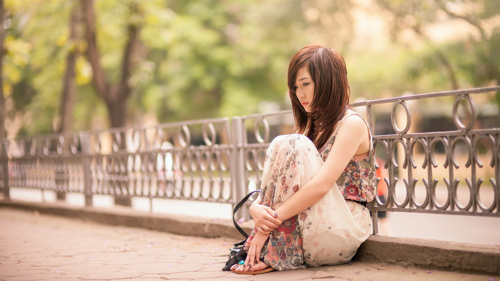 默念那份爱,美女,伤感,等待,高清壁纸