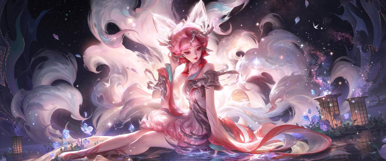 王者荣耀 妲己九尾狐 精选3440x1440带鱼屏高清壁纸